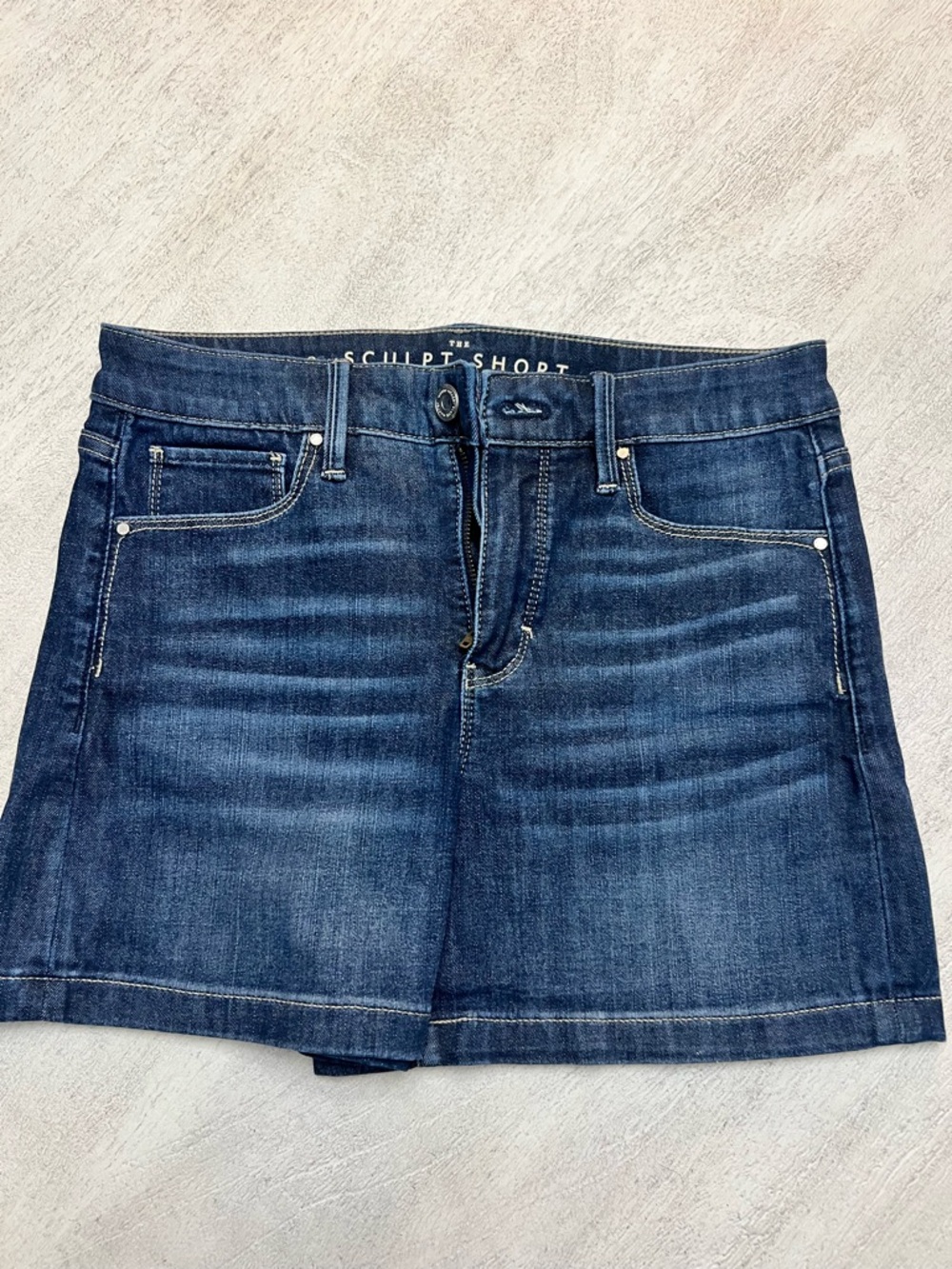 White House Black Market Dark Blue Jean Shorts